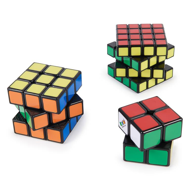 Rubik`s, Tiled Trio - 2x2 Mini 3x3 Cube 4x4 Master