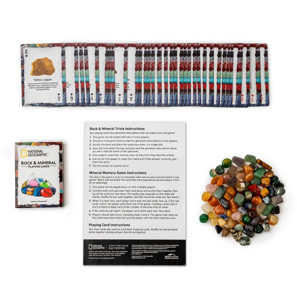 National Geographic Rock & Mineral Card Games