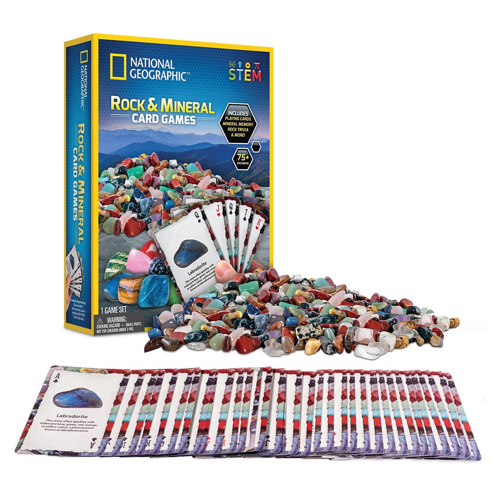 National Geographic Rock & Mineral Card Games