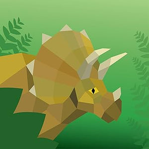 Dinosaurs-Paint by Stickers