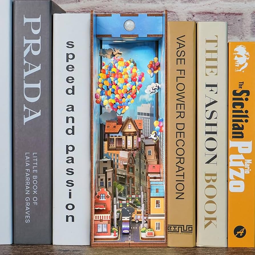 DIY Bookend Puzzle - Travel in the Wind
