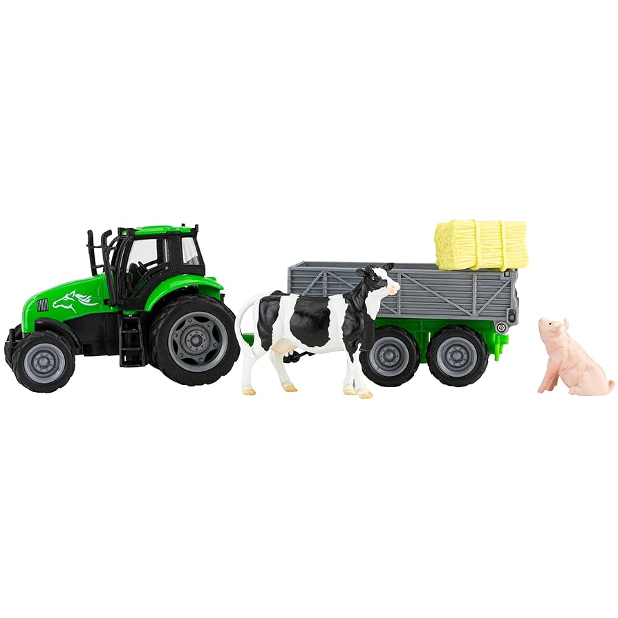 Tractor & Tag-A-Long Wagon