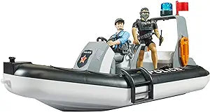 Bruder 62733 Police Boat with Beacon Light