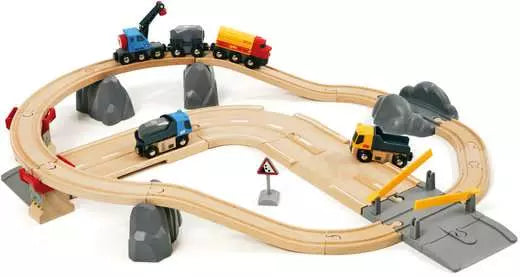 BRIO Rail & Road Loading Set