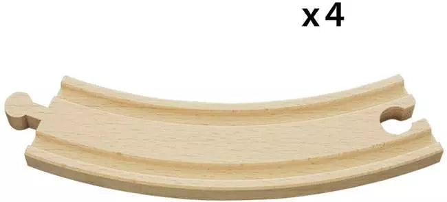 BRIO Large Curved Tracks Pack