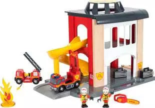 Fire Station Train Set