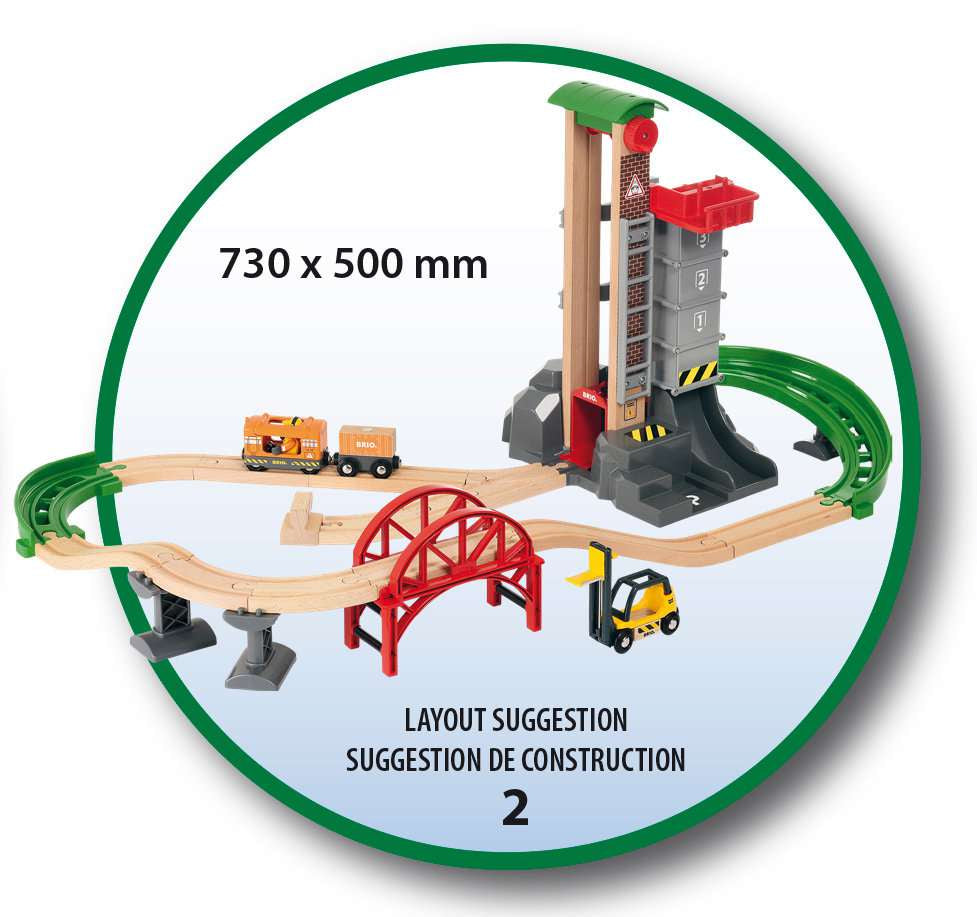 BRIO Lift & Load Warehouse Set