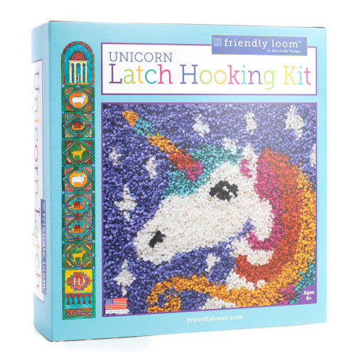 Latch Hooking Kit - Unicorn