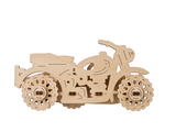 3D Coloring Model - Hagrid's Flying Motorbike
