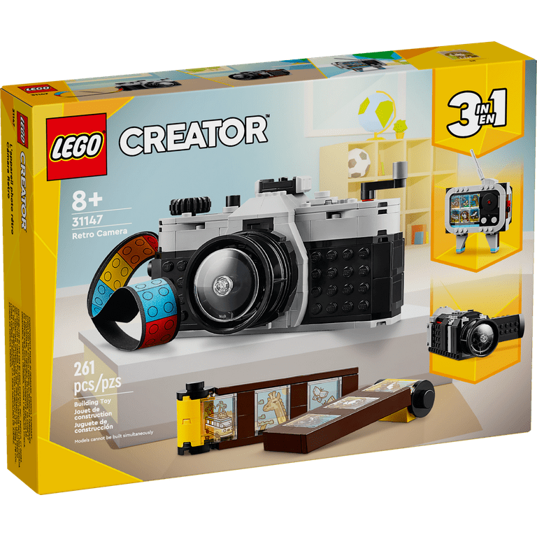 Lego Creator 3 In 1 Retro Camera Toy 31147