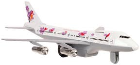 Diecast Pull Back Turbo Jets, Assorted