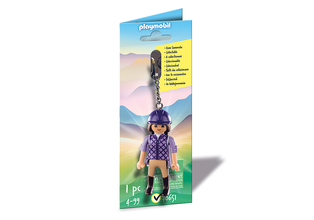 Horse Rider Keychain