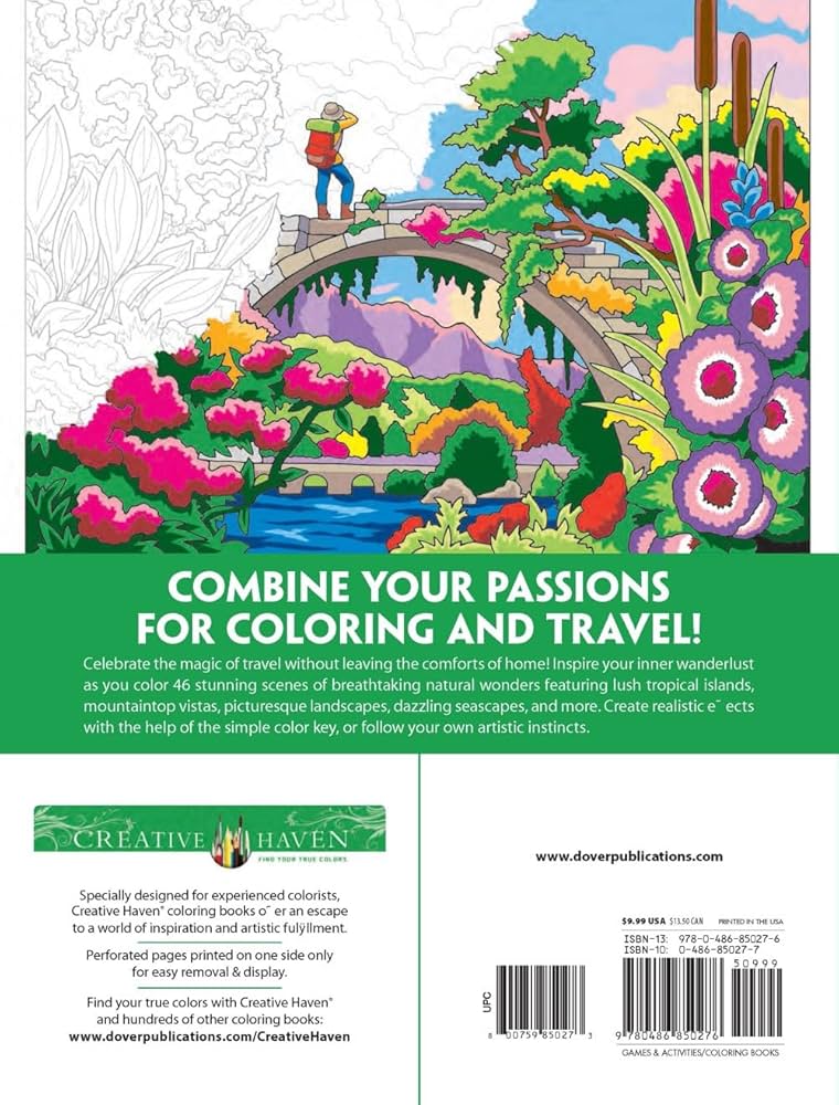 Creative Haven - Wanderlust Color by Number