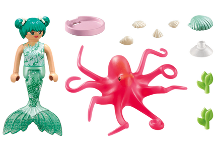 Mermaid with Octopus