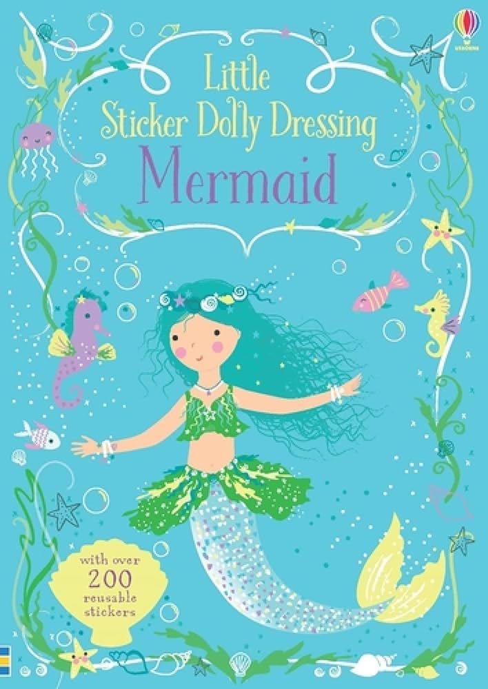 Usborne Little Sticker Dolly Dressing - Mermaid
