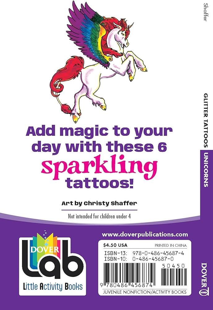 Glitter Tattoos - Unicorn