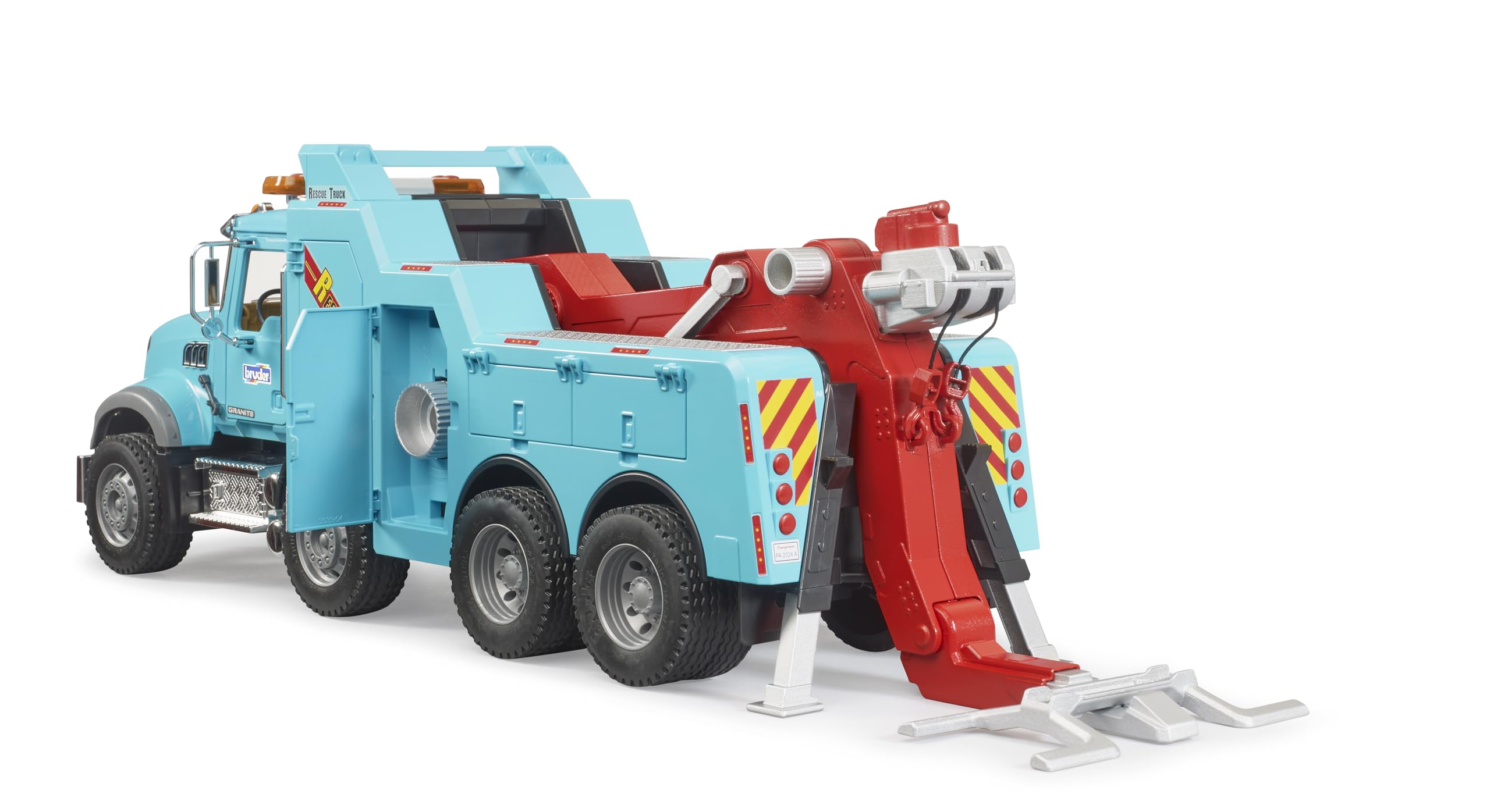 Bruder 02831 MACK Granite Heavy Tow Truck with L&S