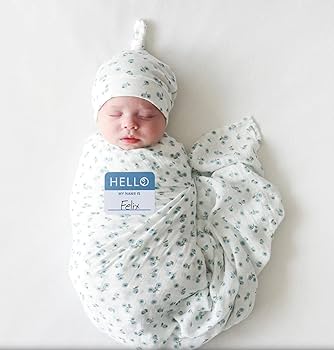 LLJ Cotton Swaddle - Blueberries