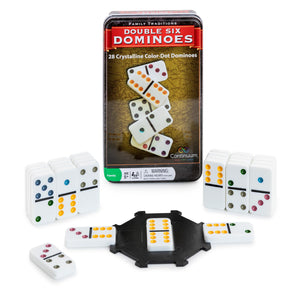 Double 6 Dominoes Tin