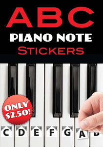 Stickers - ABC Piano Notes