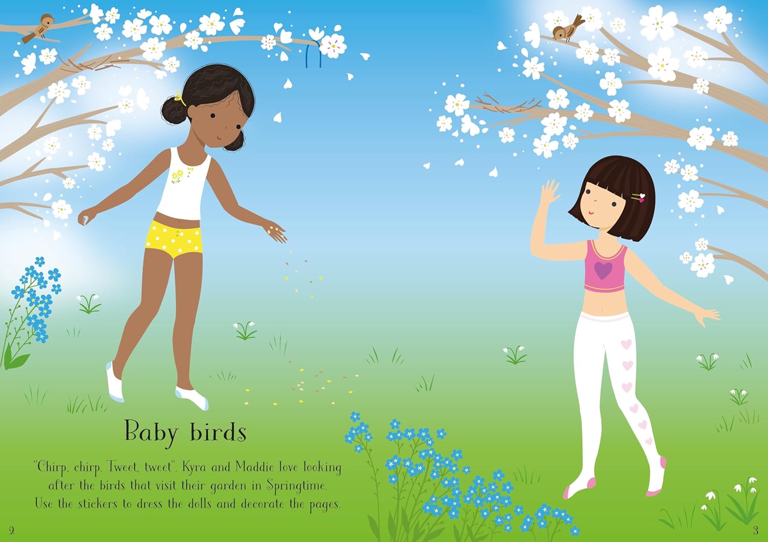Little Sticker Dolly Dressing - Easter