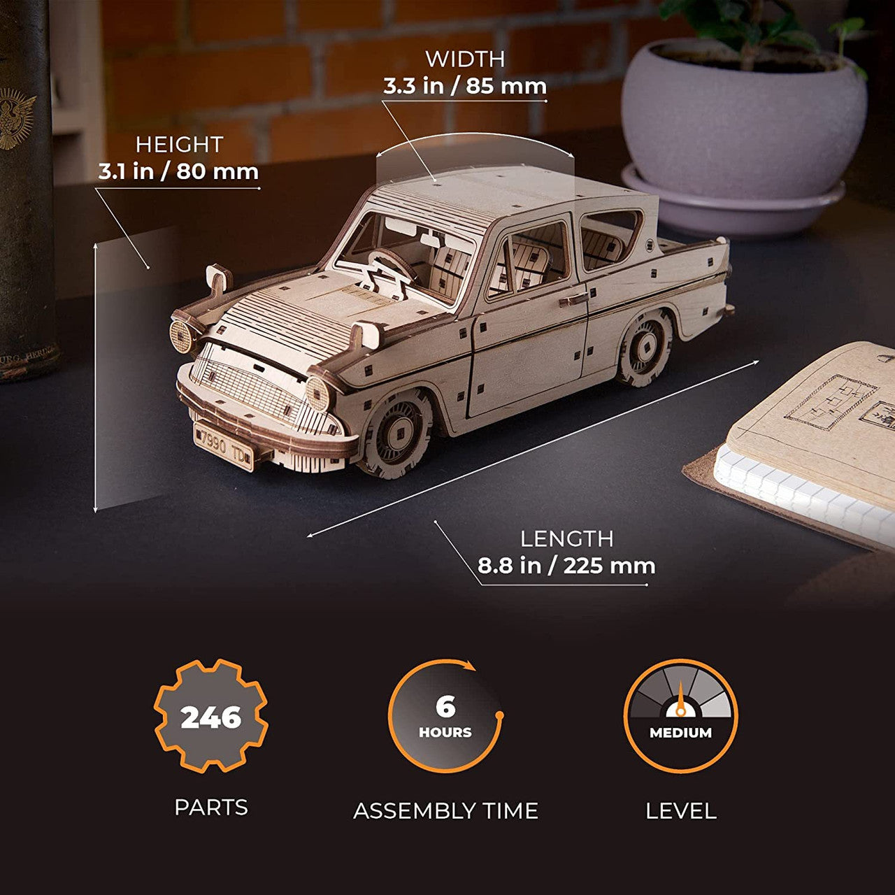 UGears Flying Ford Anglia