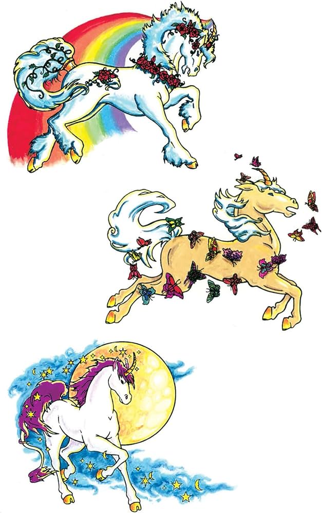 Glitter Tattoos - Unicorn