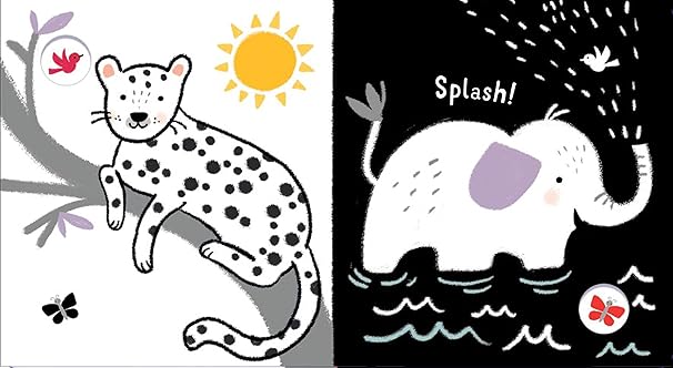 Usborne Baby's Black and White Books: Animals