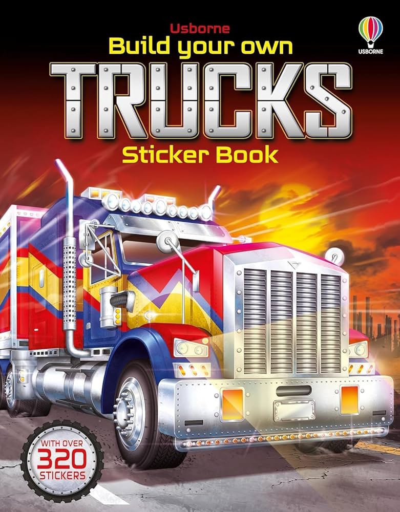 Build Your Own Trucks Sticker  Book