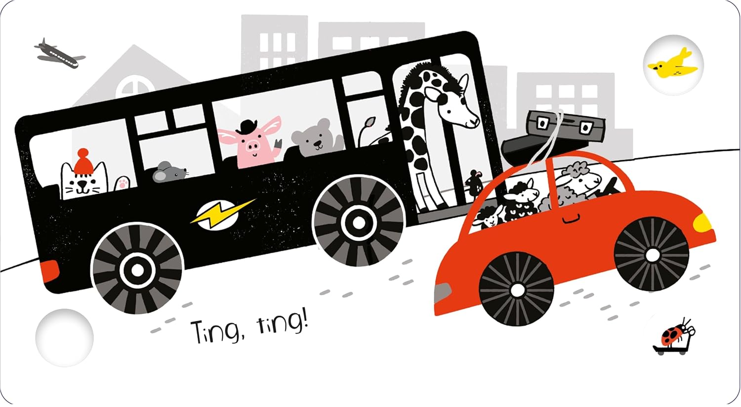 Usborne Baby's First Black and White Books - Things that Go