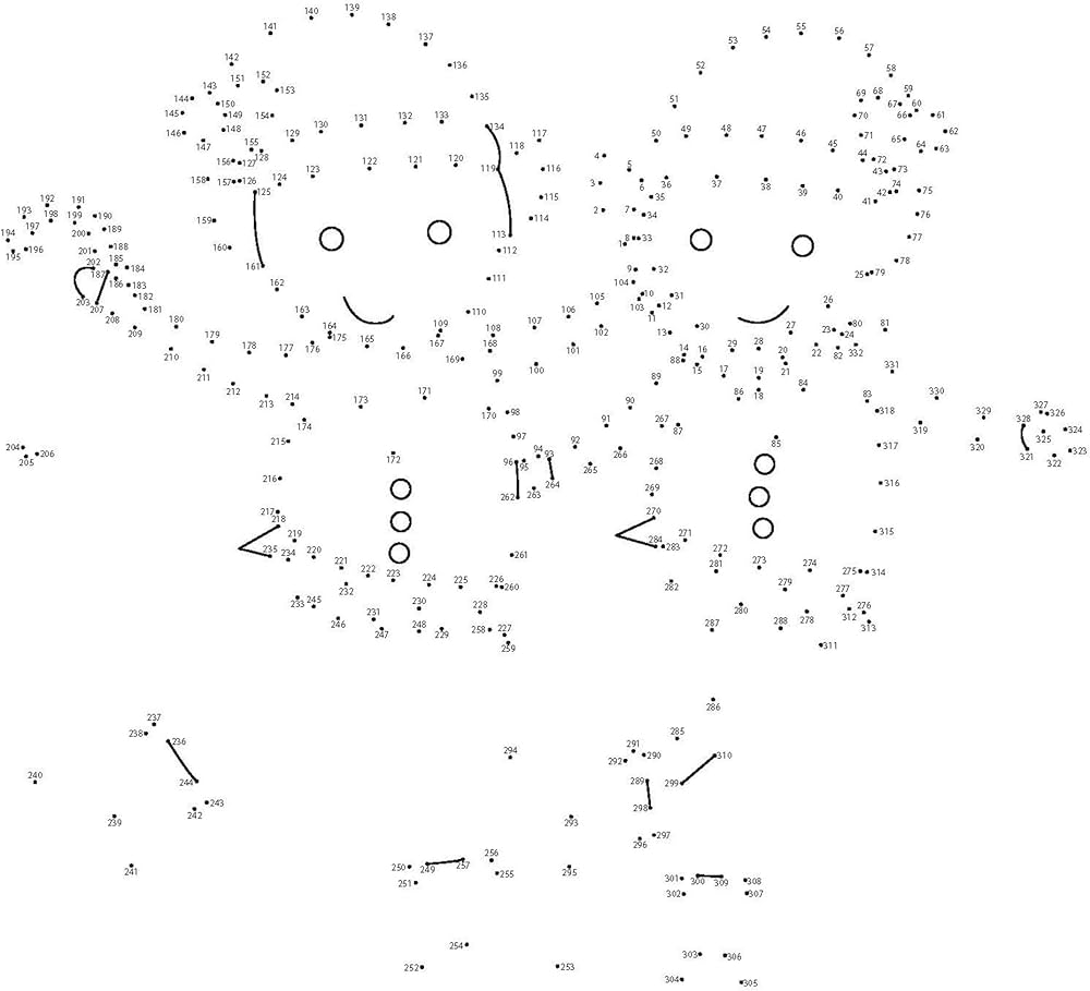 Merry Christmas Dot-to-Dot Coloring Book