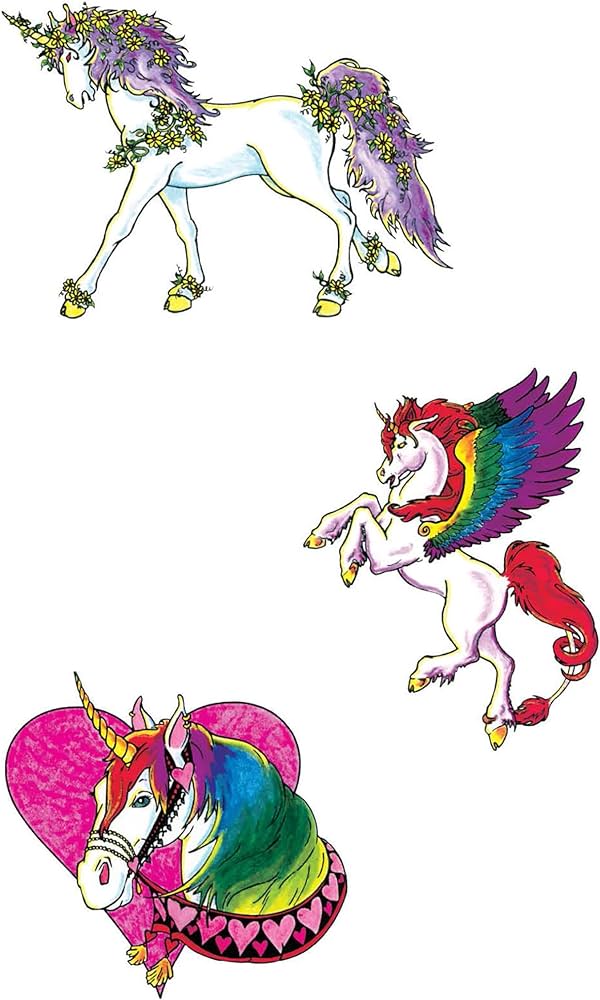 Glitter Tattoos - Unicorn