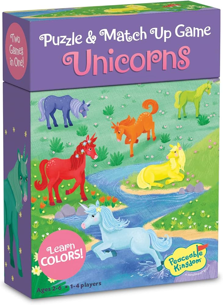 Puzzle & Match Up Game Unicorns