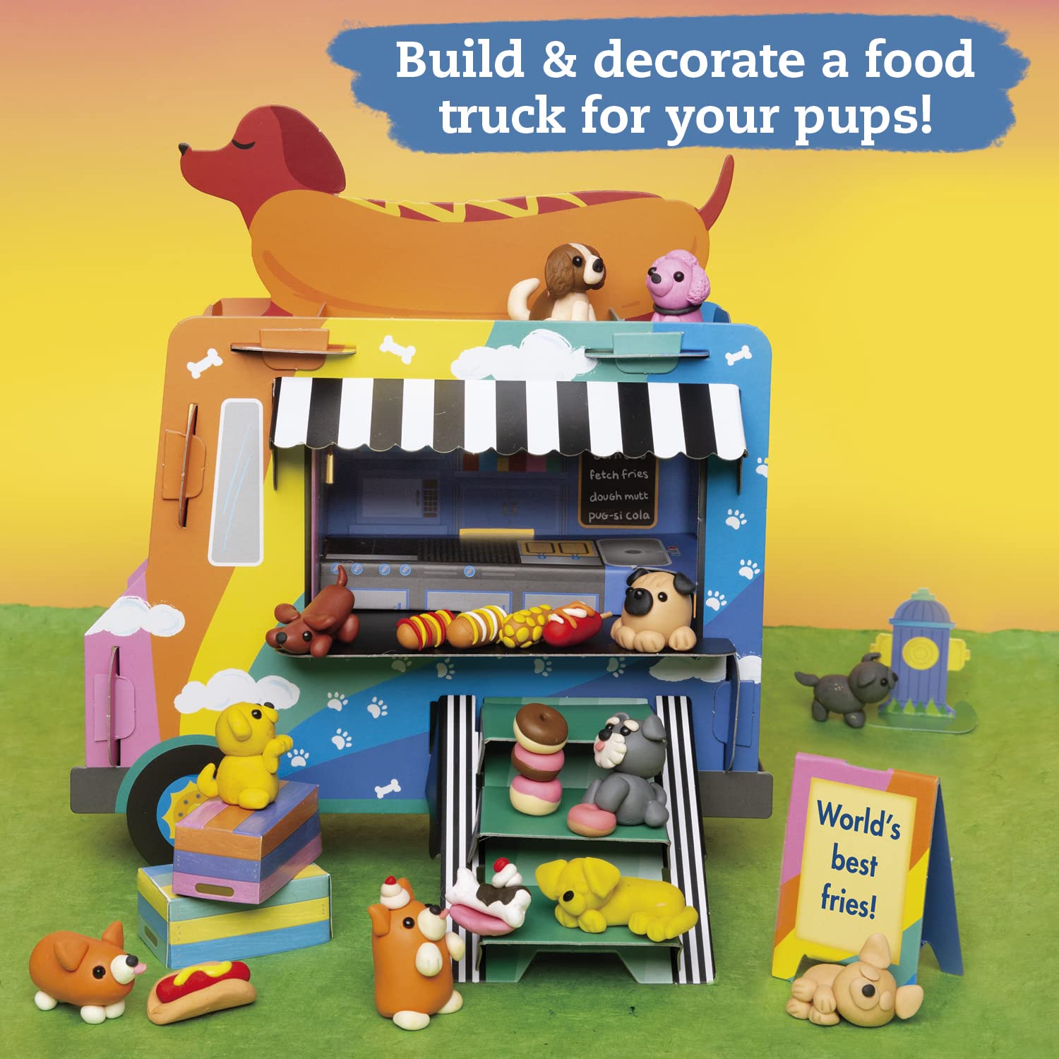 Mini Clay World - Puppy Treat Truck