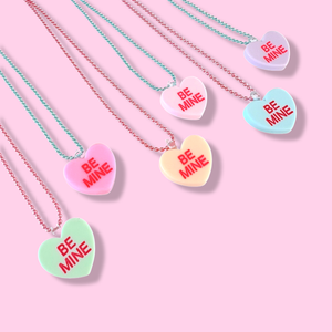 Candy Conversation Heart Kid's Necklace