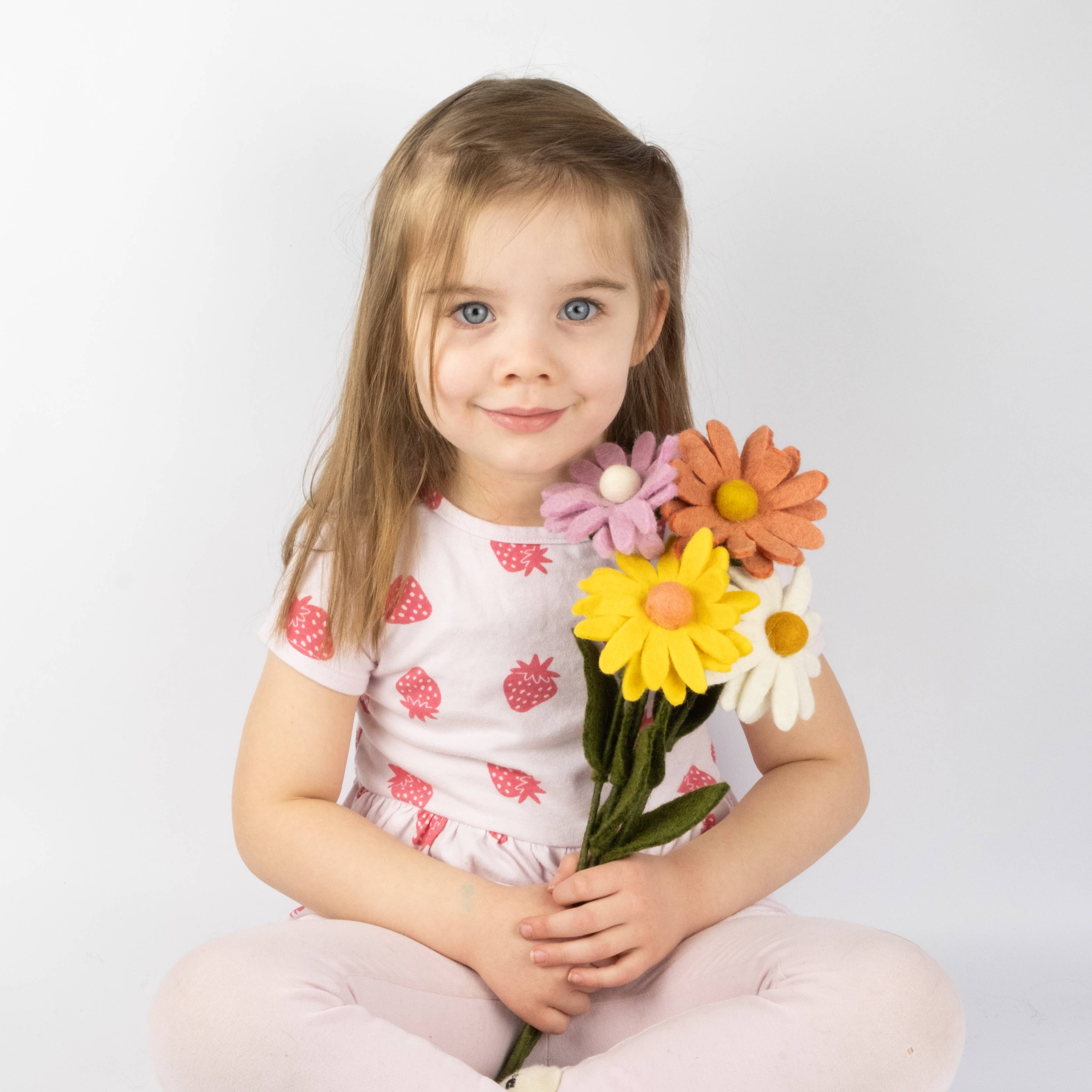 Daisy Felt Flowers