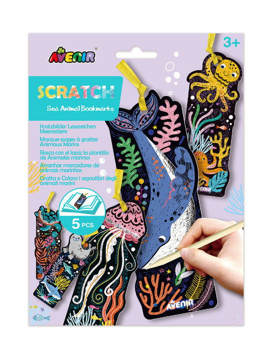 Scratch Sea Animal Bookmarks