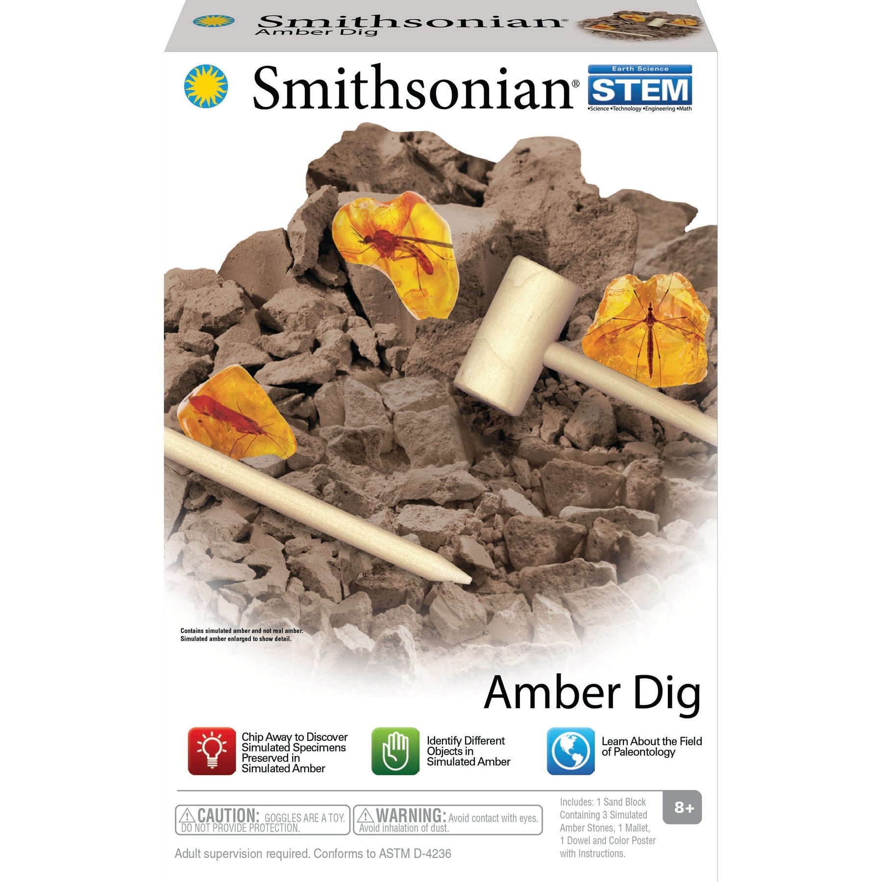 Smithsonian Amber Dig Set