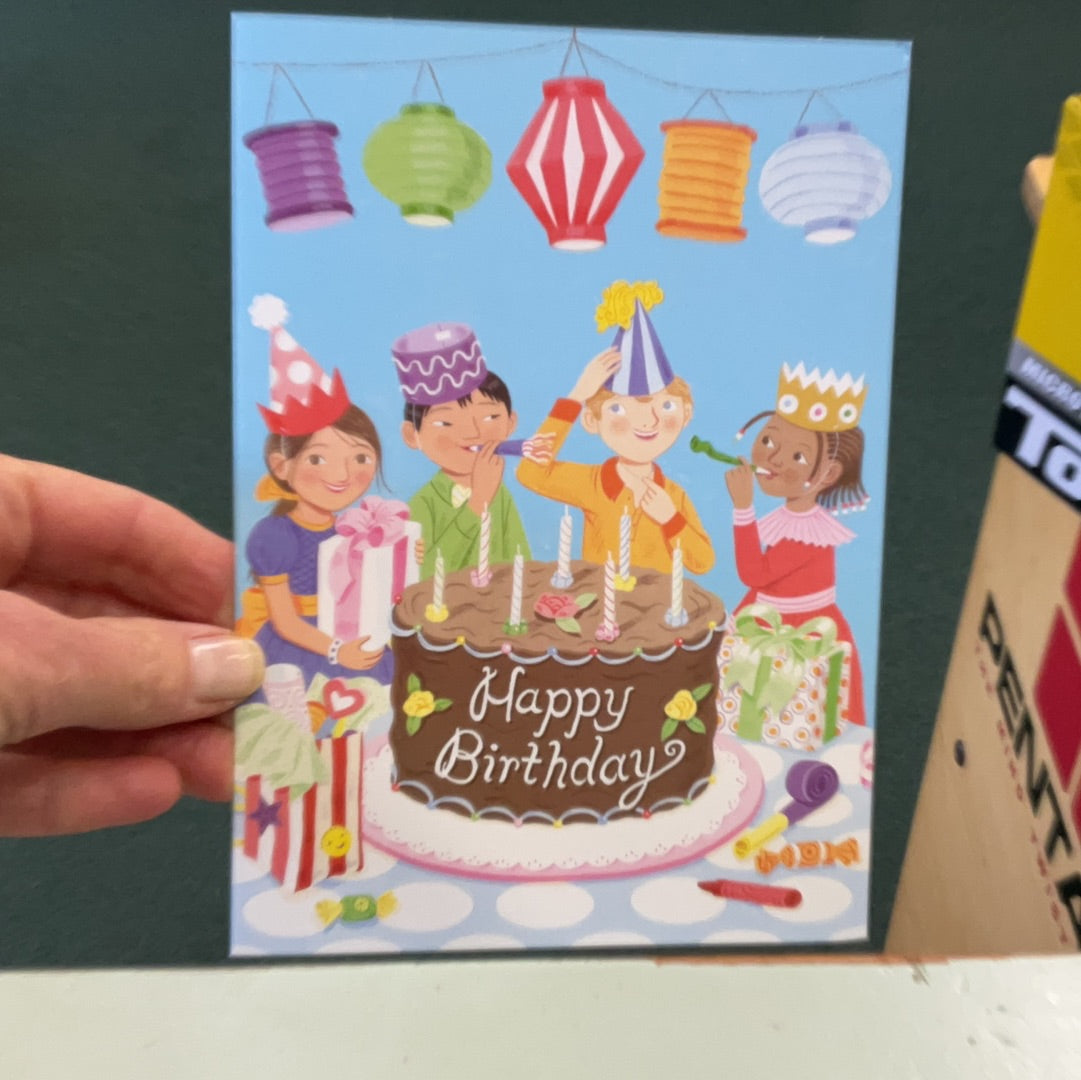 Happy Birthday Lanterns Card