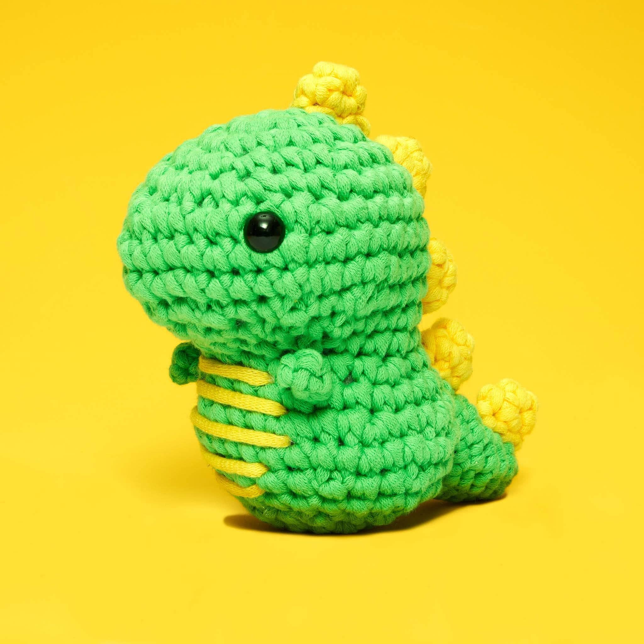 Fred the Dinosaur Green Beginner Crochet Kit