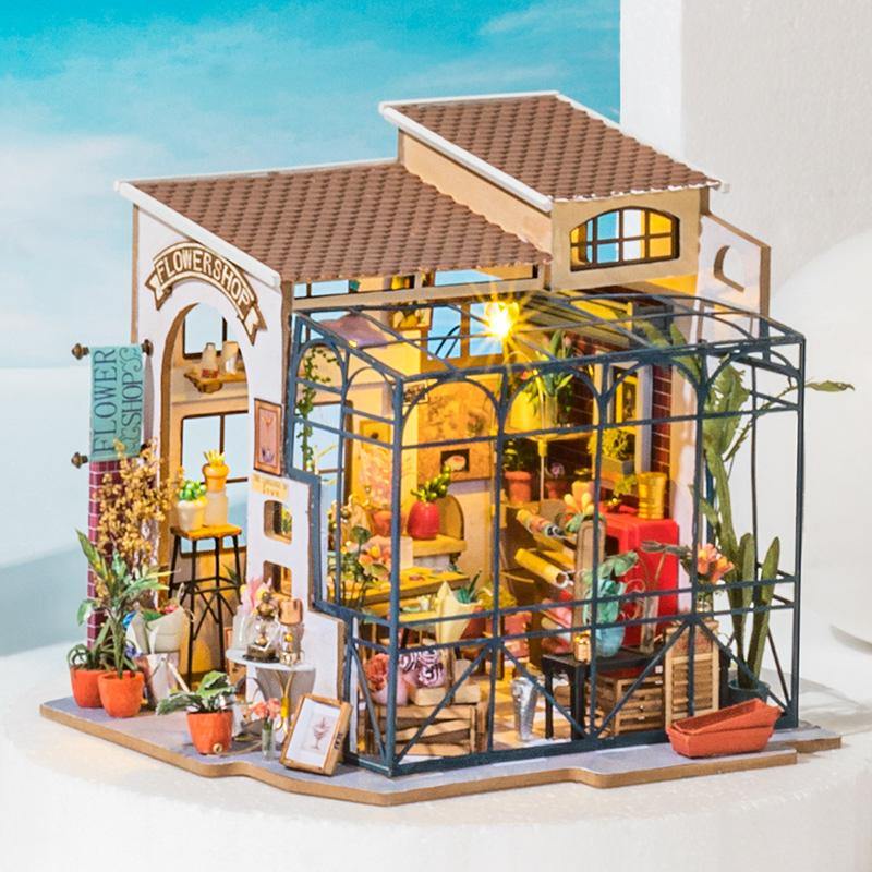 DIY Miniature House Kit - Emily's Flower Shop