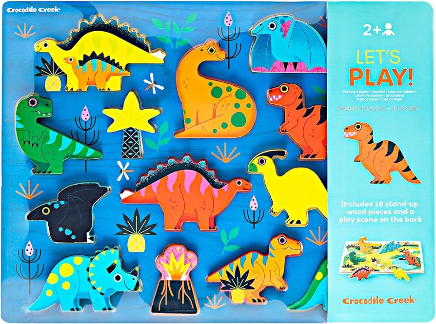 Let's Play Dino Wood Puzzle