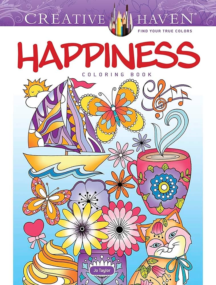 Happiness Coloring Book
