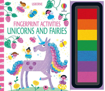 Usborne Fingerprint Activities - Unicorns and Fairies