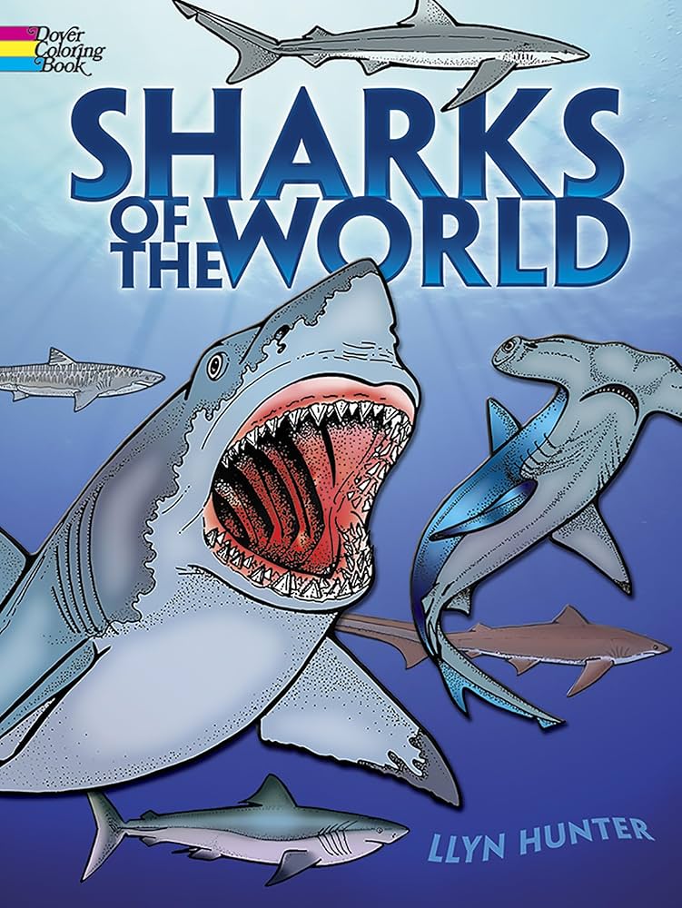 Sharks of the World  Coloring Book