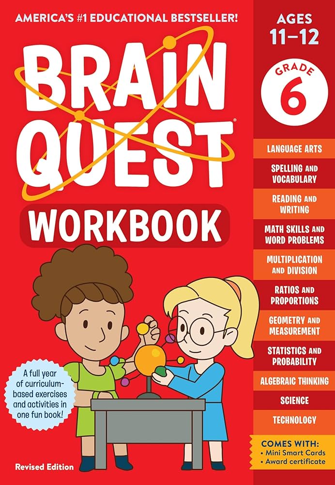 Brain Quest Workbook: Grade 6