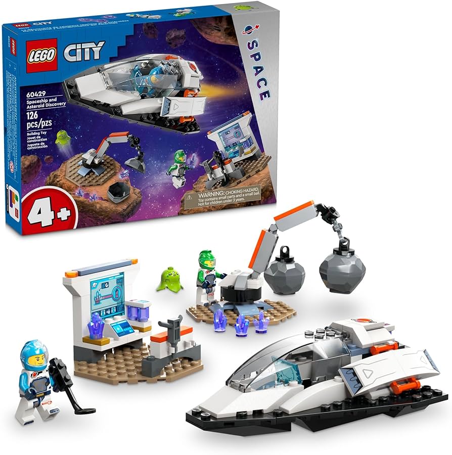 LEGO Spaceship And Asteroid Discovery