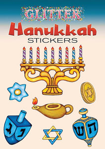 Glitter Hanukkah Stickers