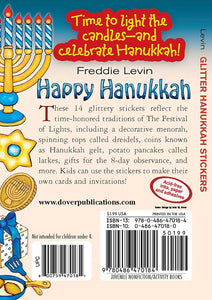 Glitter Hanukkah Stickers