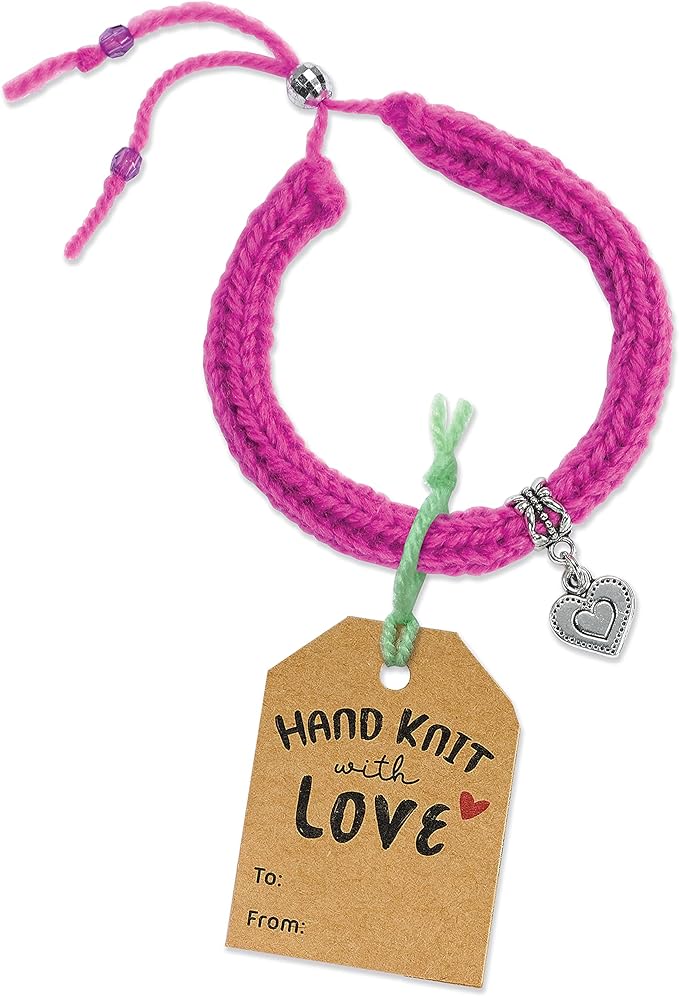 Quick Knit Charm Bracelets